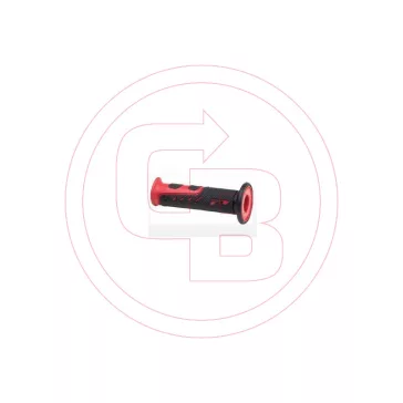 Markolat gumi PROGRIP 0725 fekete-piros Road