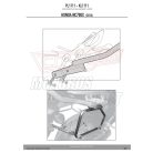 Oldaldoboz tartó cső Honda NC 700 S (12-13) / Honda NC 750 S / NC 750 S DCT (14-15) / Honda NC 700 X (12-13) / Honda NC 750 X (14-15) GIVI