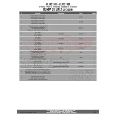   Kiegészítő szett oldaldoboz tartóhoz Honda CB 500 X (2013-2018) GIVI