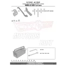 Kiegészítő szett oldaldoboz tartóhoz Honda CB 500 X (2013-2018) GIVI