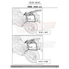 Oldaldoboz tartó cső HONDA CB 500 X (13-18) GIVI