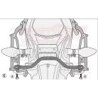 Oldaldoboz tartó cső Honda CB 125 F (2015-2018) GIVI