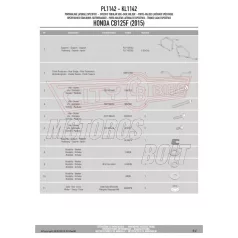 Oldaldoboz tartó cső Honda CB 125 F (2015-2018) GIVI