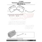 Oldaldoboz tartó cső Honda NC 750 S (2016-2018) / Honda NC 750 X (2016-2018) GIVI Trekker Outback dobozhoz