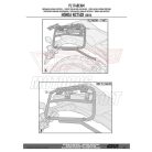Oldaldoboz tartó cső Honda NC 750 S (2016-2018) / Honda NC 750 X (2016-2018) GIVI Trekker Outback dobozhoz