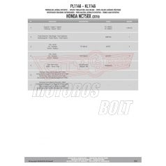   Oldaldoboz tartó cső Honda NC 750 S (2016-2018) / Honda NC 750 X (2016-2018) GIVI