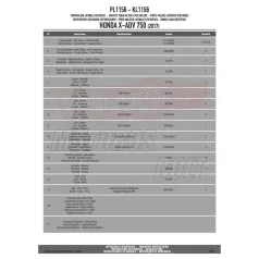 Oldaldoboz tartó cső Honda X-SDV 750 (2017-2020) GIVI