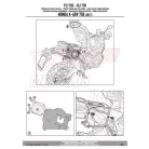 Oldaldoboz tartó cső Honda X-ADV 750 (2017-2020) GIVI