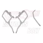 Oldaldoboz tartó cső Honda CRF 1000 L Africa Twin (2018) / Honda CRF 1000 L Africa Twin Adventure Sports (2018) GIVI Trekker Outback dobozhoz