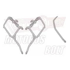   Oldaldoboz tartó cső Honda CRF 1000 L Africa Twin (2018) / Honda CRF 1000 L Africa Twin Adventure Sports (2018) GIVI Trekker Outback dobozhoz