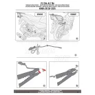 Oldaldoboz tartó cső HONDA CB 125F (2021-2024) GIVI