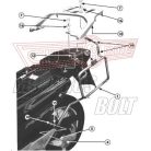 Oldaldoboz tartó cső Honda XL 650V Transalp (00-07) GIVI
