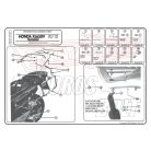 Oldaldoboz tartó cső Honda XL 650V Transalp (00-07) GIVI