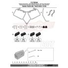 Oldaldoboz tartó cső Yamaha Tracer 900 / Tracer 900 GT (2018-2019) GIVI Trekker Outback dobozhoz
