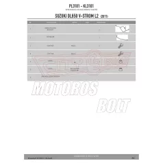   Oldaldoboz tartó cső Suzuki DL 650 V-Strom L2-L3-L4-L5-L6 (11-16) GIVI