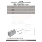 Oldaldoboz tartó cső Suzuki DL 1000 V-Strom (2014-2016) / Suzuki DL 1000 V-Strom (2017-2018) GIVI Trekker Outback dobozhoz