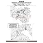 Oldaldoboz tartó cső Suzuki DL 1000 V-Strom (2014-2016) / Suzuki DL 1000 V-Strom (2017-2018) GIVI Trekker Outback dobozhoz