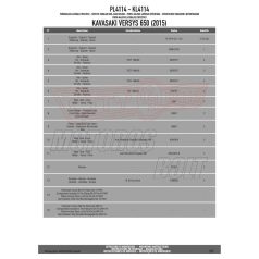 Oldaldoboz tartó cső Kawasaki Versys 650 (2015-2025) GIVI