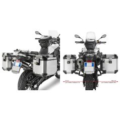   Oldaldoboz tartó cső BMW F 650 GS / F 800 GS (2008-2017) / BMW F 700 GS (2013-2017) GIVI Trekker Outback dobozhoz