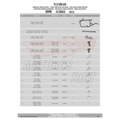   Oldaldoboz tartó cső BMW R 1200 GS (2013-2018) / GS Adventure (2014-2018) / BMW R 1250 GS (2019-2023) /R 1250 GS ADVENTURE (2019-2024) GIVI Trekker Outback dobozhoz