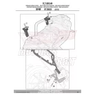 Oldaldoboz tartó cső BMW R 1200 GS (2013-2018) / GS Adventure (2014-2018) / BMW R 1250 GS (2019-2023) /R 1250 GS ADVENTURE (2019-2024) GIVI Trekker Outback dobozhoz