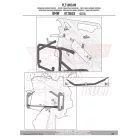 Oldaldoboz tartó cső BMW R 1200 GS (2013-2018) / GS Adventure (2014-2018) / BMW R 1250 GS (2019-2023) /R 1250 GS ADVENTURE (2019-2024) GIVI Trekker Outback dobozhoz