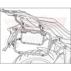   Oldaldoboz tartó cső BMW S 1000 XR (2015-2018) GIVI Trekker Outback dobozhoz