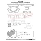 Oldaldoboz tartó cső BMW S 1000 XR (2015-2018) GIVI Trekker Outback dobozhoz