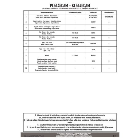 Oldaldoboz tartó cső BMW R 1300 GS Adventure (2025) GIVI Trekker Outback dobozhoz