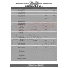   Oldaldoboz tartó cső Ducati Scrambler 400 (2016-2021) / Ducati Scrambler Icon 800 (2015-2022) GIVI