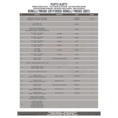   Oldaldoboz tartó cső Benelli TRK502 (17-20) / Benelli TRK 502 (21-24)