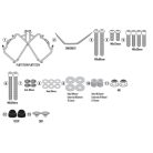 Oldaldoboz tartó cső BENELLI TRK702 (2023-2025), BENELLI TRK702 X (2023-2025) GIVI