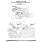 Oldaldoboz tartó cső HONDA CB 500 X (2019-2023)/ NX 500 (2024) GIVI Trekker Outback dobozhoz