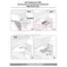 Oldaldoboz tartó cső HONDA CB 500 X (2019-2023)/ NX 500 (2024) GIVI Trekker Outback dobozhoz