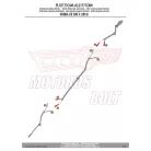 Oldaldoboz tartó cső HONDA CB 500 X (2019-2023)/ NX 500 (2024) GIVI Trekker Outback dobozhoz