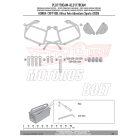 Oldaldoboz tartó cső HONDA CRF1100L Africa Twin (2020-2024) / HONDA CRF1100L Africa Twin Adventure Sports (2020-2024) GIVI Trekker Outback dobozhoz