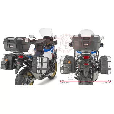   Oldaldoboz tartó cső HONDA CRF1100L Africa Twin (2020-2026) / HONDA CRF1100L Africa Twin Adventure Sports (2020-2026) GIVI