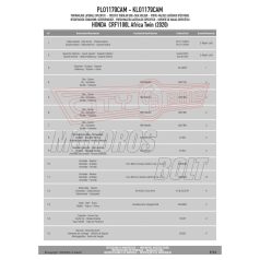   Oldaldoboz tartó cső HONDA CRF1100L Africa Twin (2020-2023) GIVI Trekker Outback dobozhoz