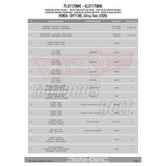   Oldaldoboz tartó cső HONDA CRF1100L Africa Twin (2020-2023) GIVI