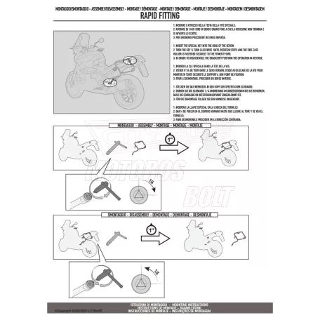 Oldaldoboz tartó cső HONDA X-ADV 2021-2025 GIVI Trekker Outback dobozhoz