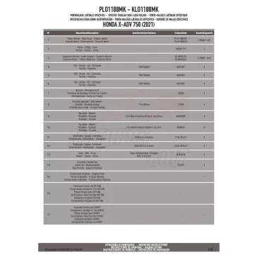 Oldaldoboz tartó cső HONDA X-ADV 750 (2021-2026) GIVI