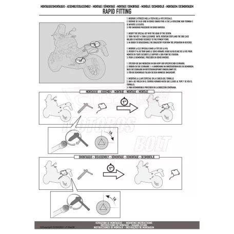 Oldaldoboz tartó cső HONDA X-ADV 750 (2021-2025) GIVI