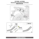 Oldaldoboz tartó cső HONDA NC750X (2021-2024) GIVI Trekker Outback dobozhoz