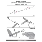 Oldaldoboz tartó cső HONDA XL 750 Transalp (2023-2025) GIVI