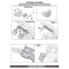Oldaldoboz tartó cső SUZUKI GSX S1000 GX (2024-2025) GIVI Trekker Outback dobozhoz