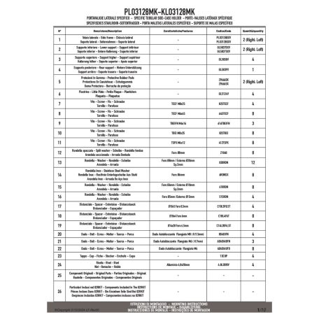 Oldaldoboz tartó cső SUZUKI GSX S1000 GX (2024-2025) GIVI