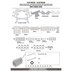   Oldaldoboz tartó cső BMW S1000 XR (2021-2024) GIVI Trekker Outback dobozhoz