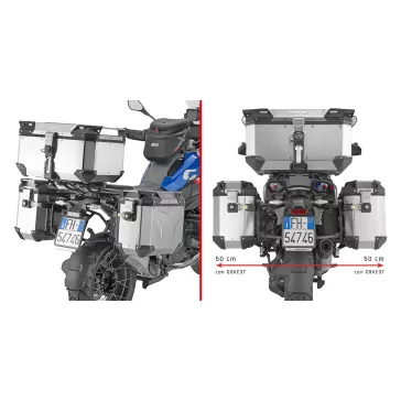   Oldaldoboz tartó cső BMW R 1300 GS (2024-2026) GIVI Trekker Outback dobozhoz