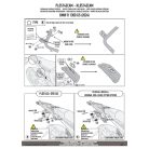 Oldaldoboz tartó cső BMW R 1300 GS (2024-2026) GIVI Trekker Outback dobozhoz