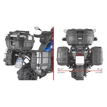 Oldaldoboz tartó cső BMW R 1300 GS (2024-2025) GIVI